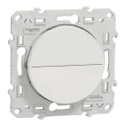 Schneider Electric - Reconditionné - Odace - poussoir - blanc - 2 touches montée/desc volets-roulants