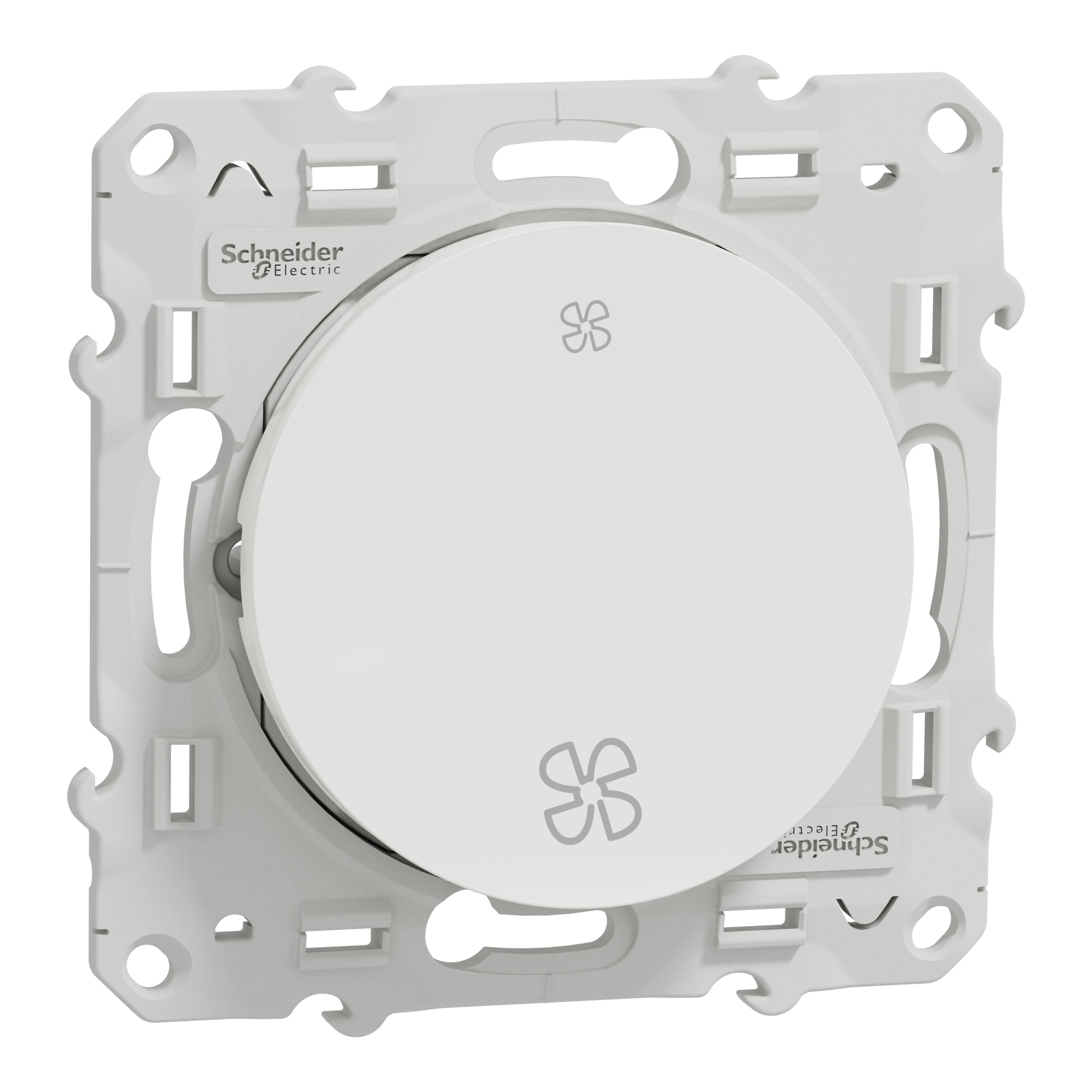 Schneider Electric - Reconditionné - Odace - interrupteur VMC - sans position arrêt - blanc