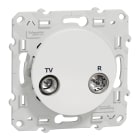 Schneider Electric - Reconditionné - Odace - prise TV/FM - blanc - individuelle