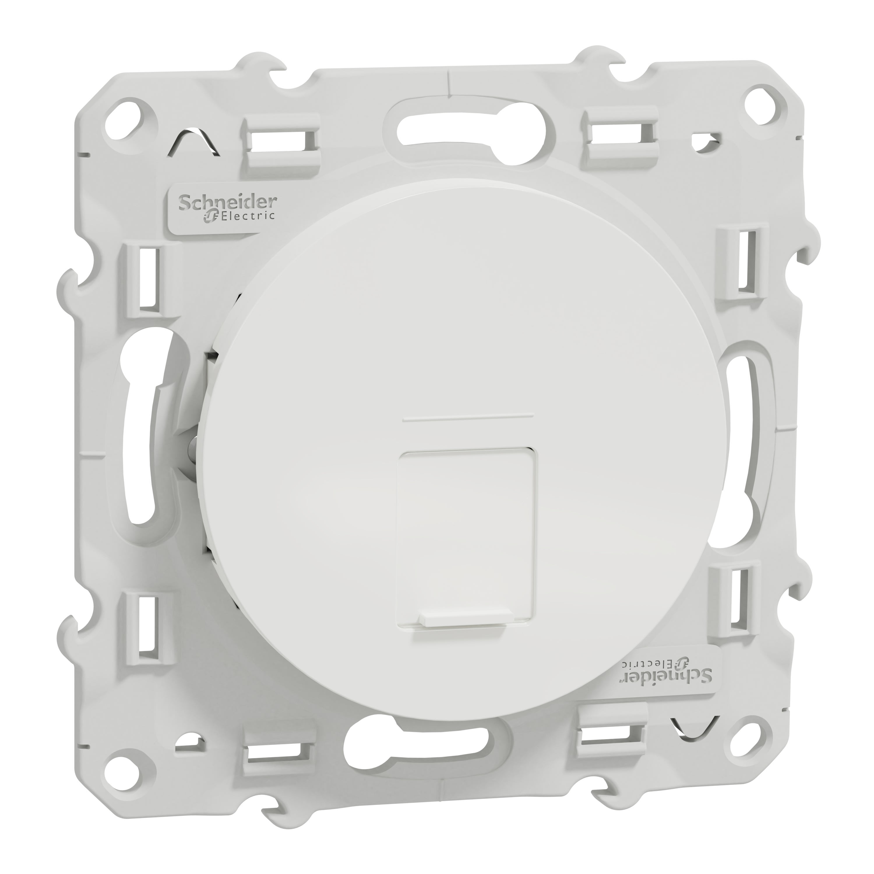Schneider Electric - Reconditionné - Odace - prise RJ45 cat.6 STP - grade 2TV min à grade 3TV - blanc