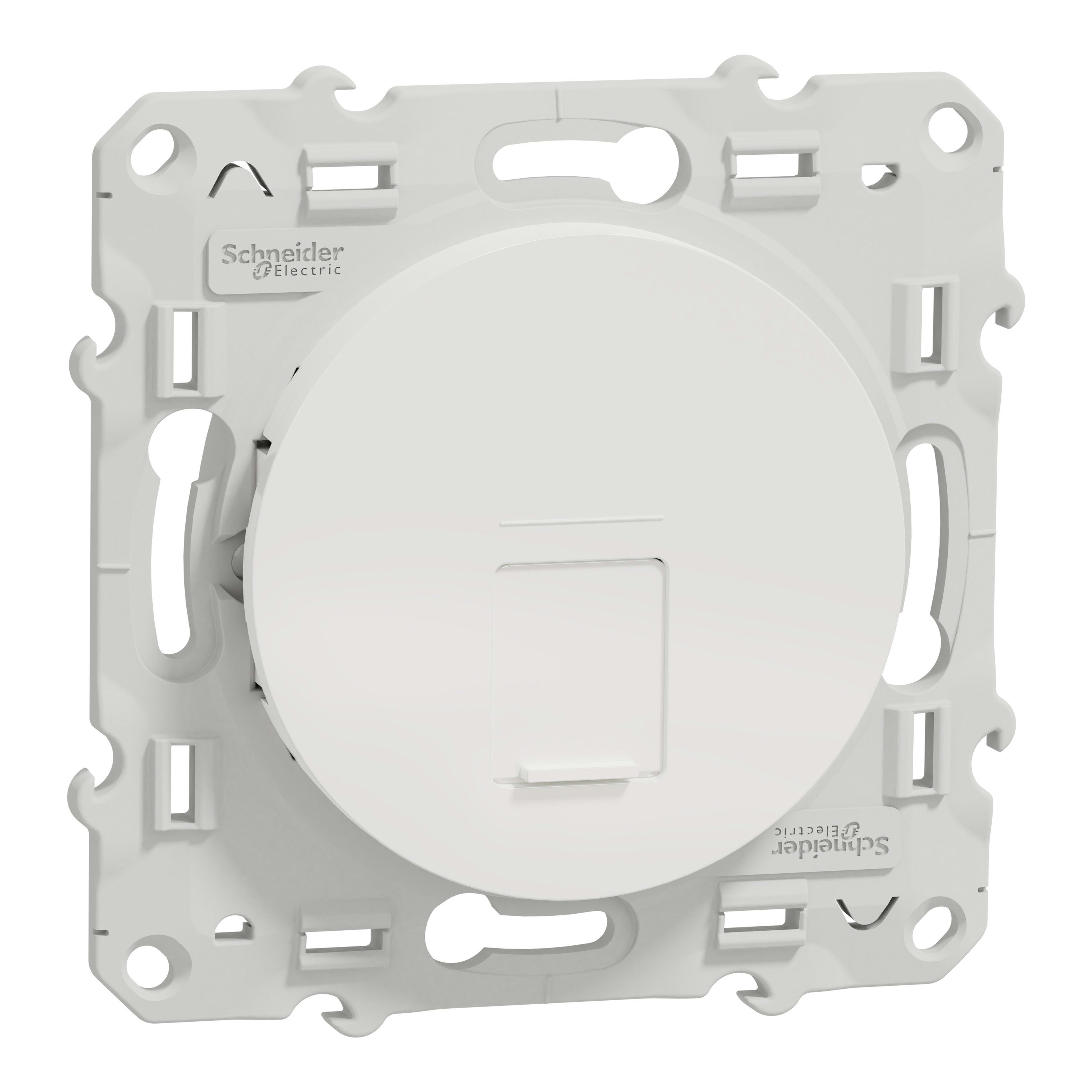 Schneider Electric - Reconditionné - Odace - prise RJ45 cat. 6a STP- grade 3 TV (+multimédia) - blanc