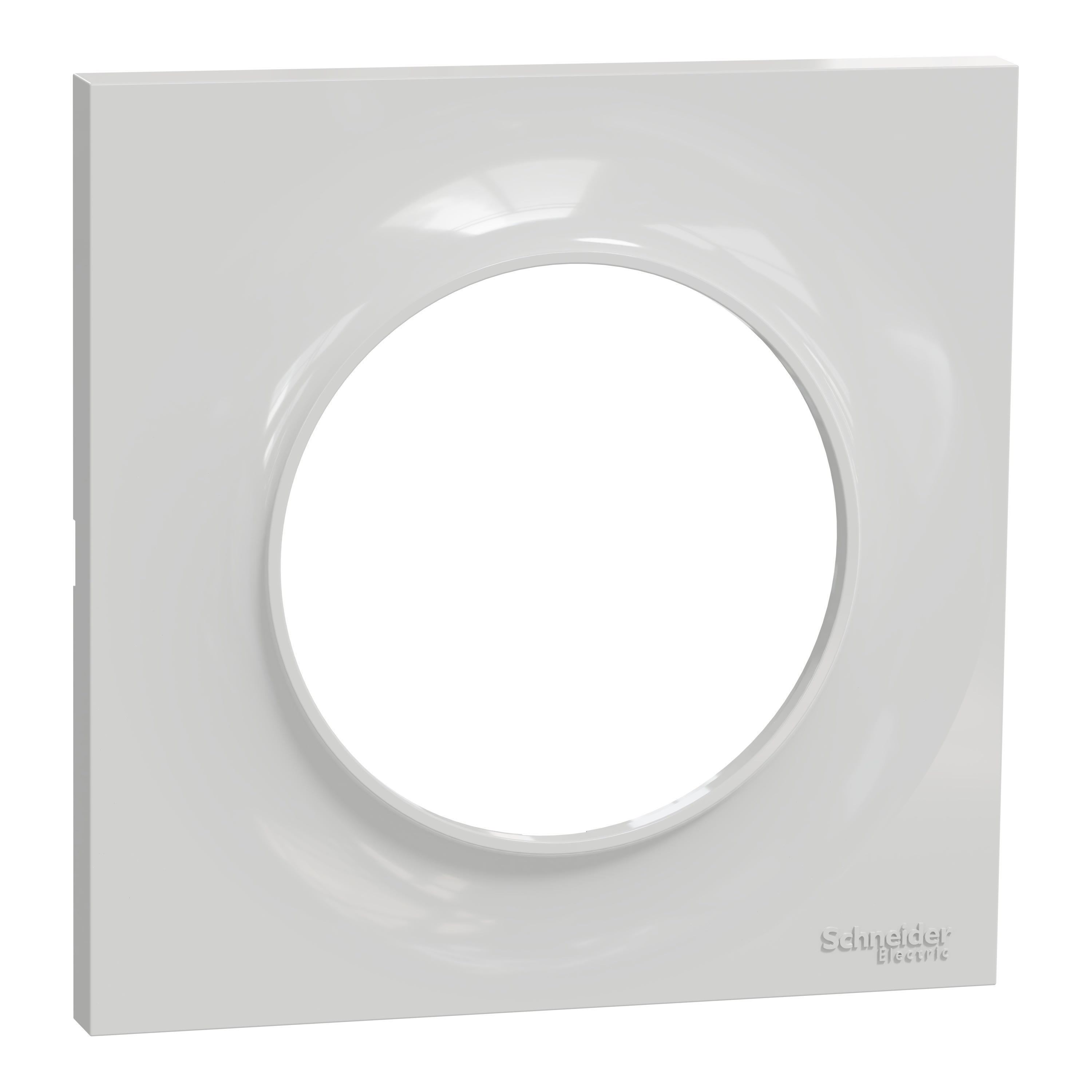 Schneider Electric - Reconditionné - Odace Styl - plaque 1 poste gris pierre