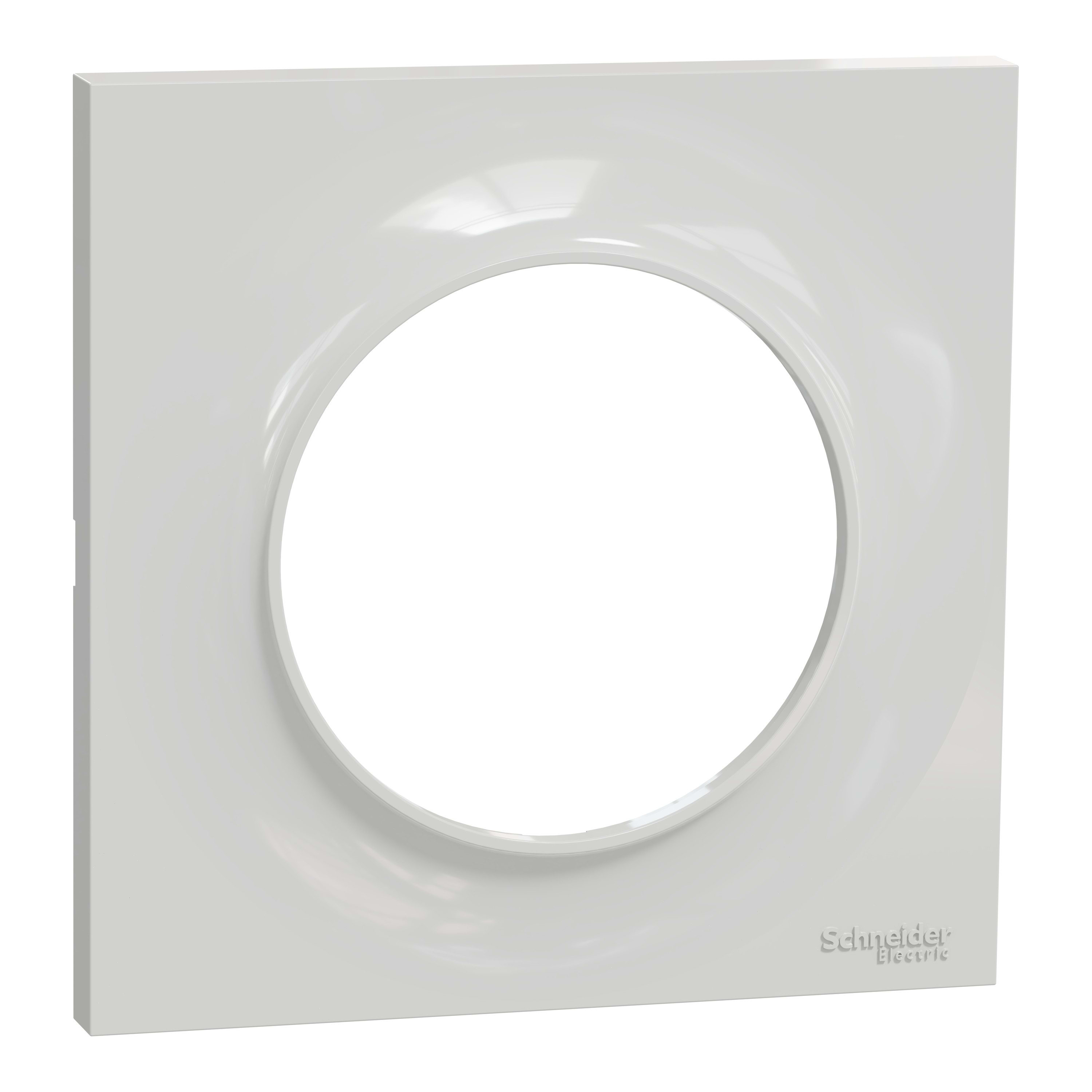 Schneider Electric - Reconditionné - Odace Styl - plaque 1 poste gris pierre