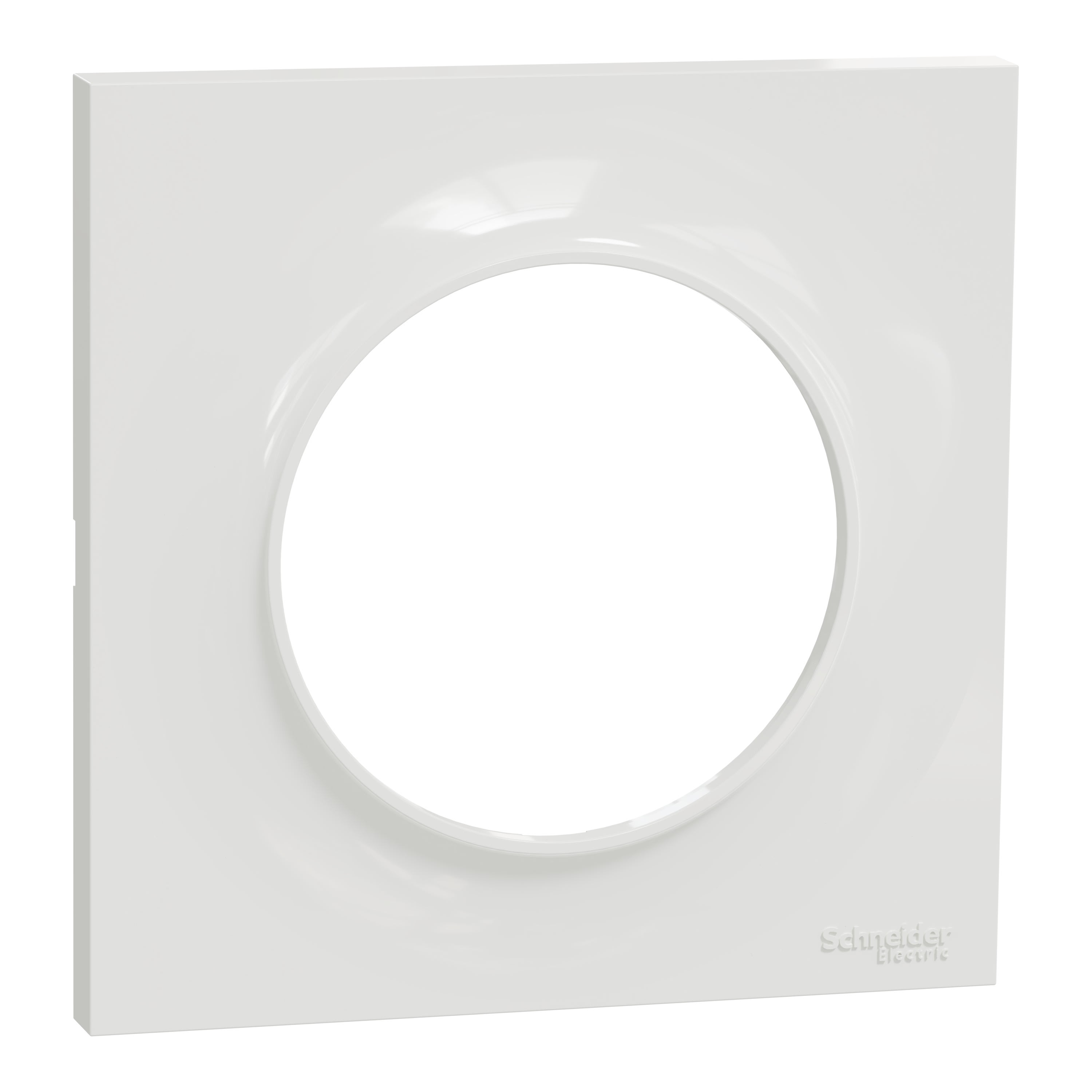 Schneider Electric - Reconditionné - Odace Styl - plaque 1 poste blanc