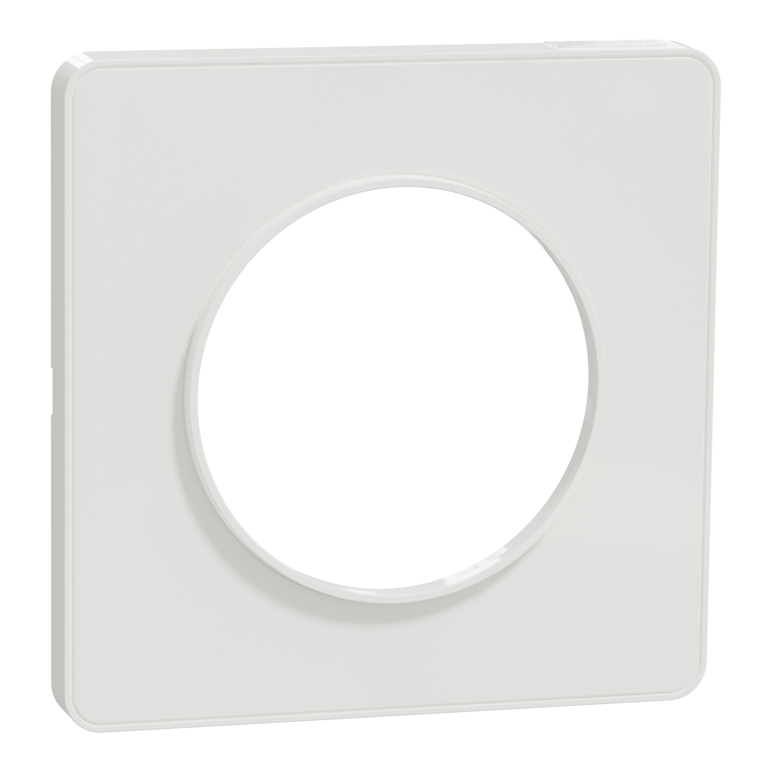 Schneider Electric - Reconditionné - Odace Touch - plaque 1 poste blanc