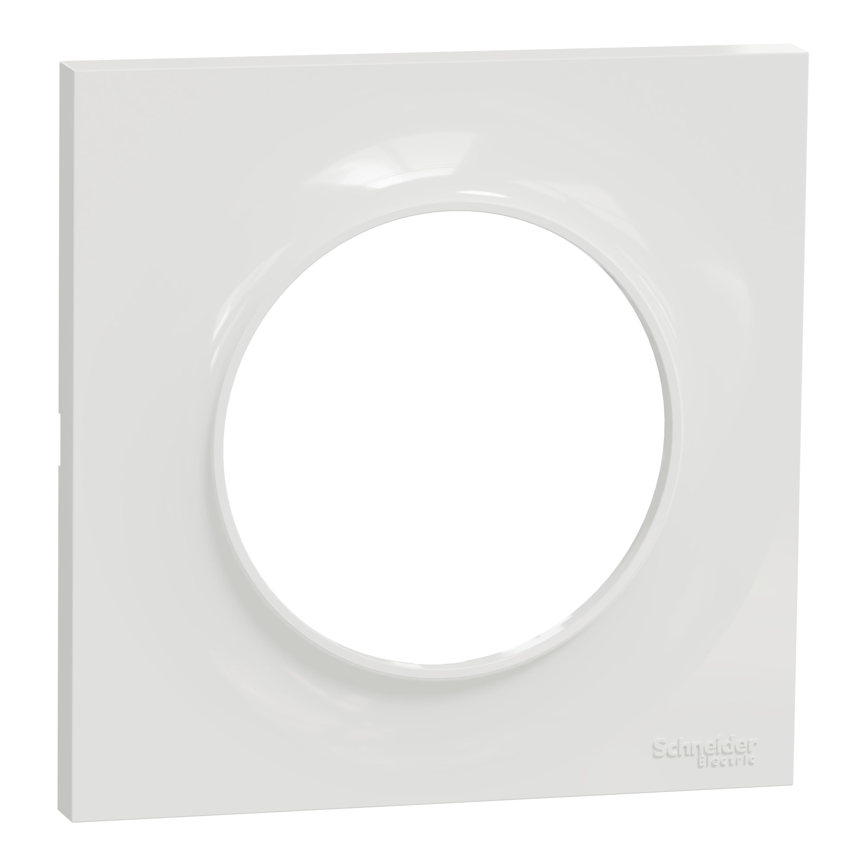 Schneider Electric - Reconditionné - Odace Styl -  lot de 100 plaques 1 poste S520702 blanc