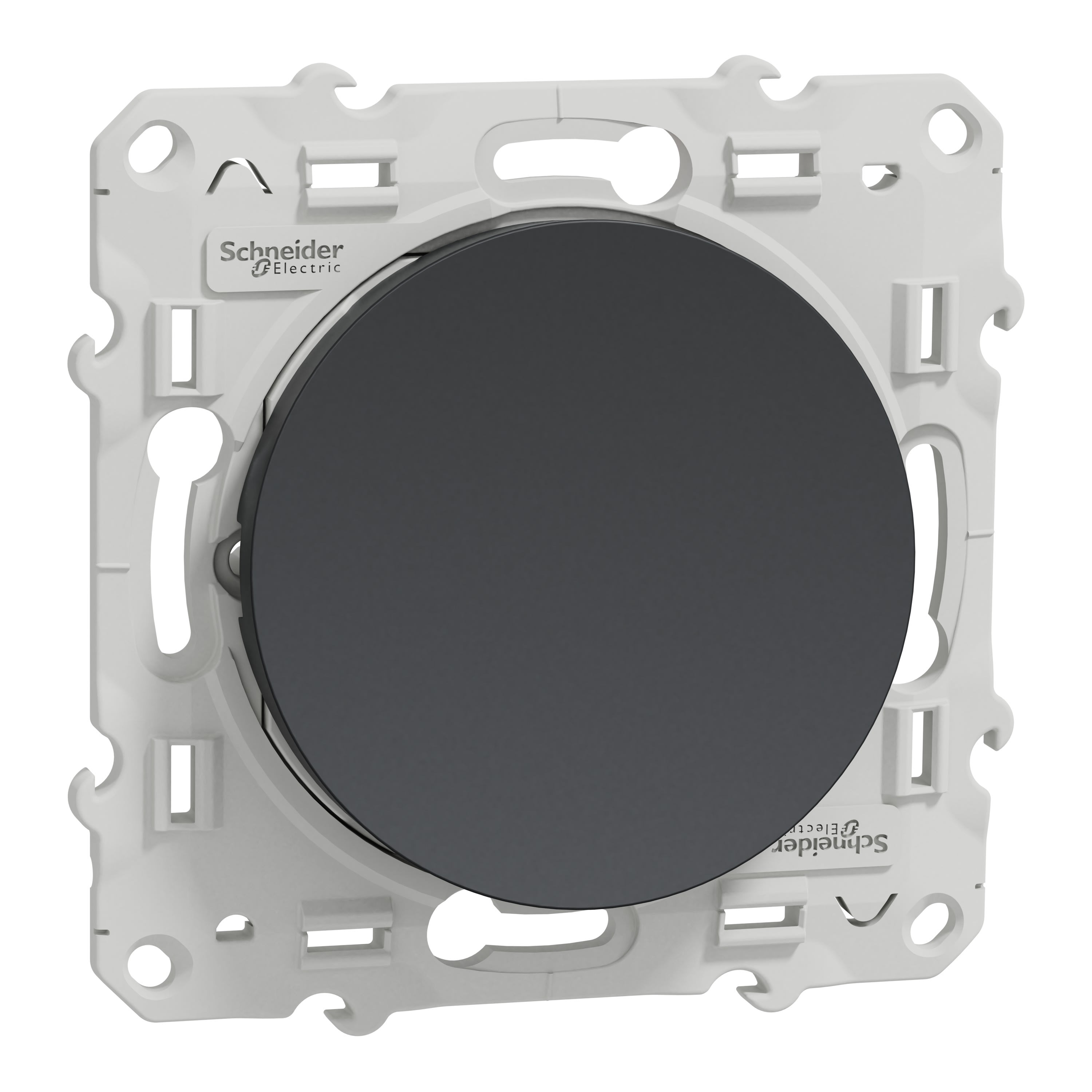 Schneider Electric - Reconditionné - Odace - poussoir - anthracite - 10A