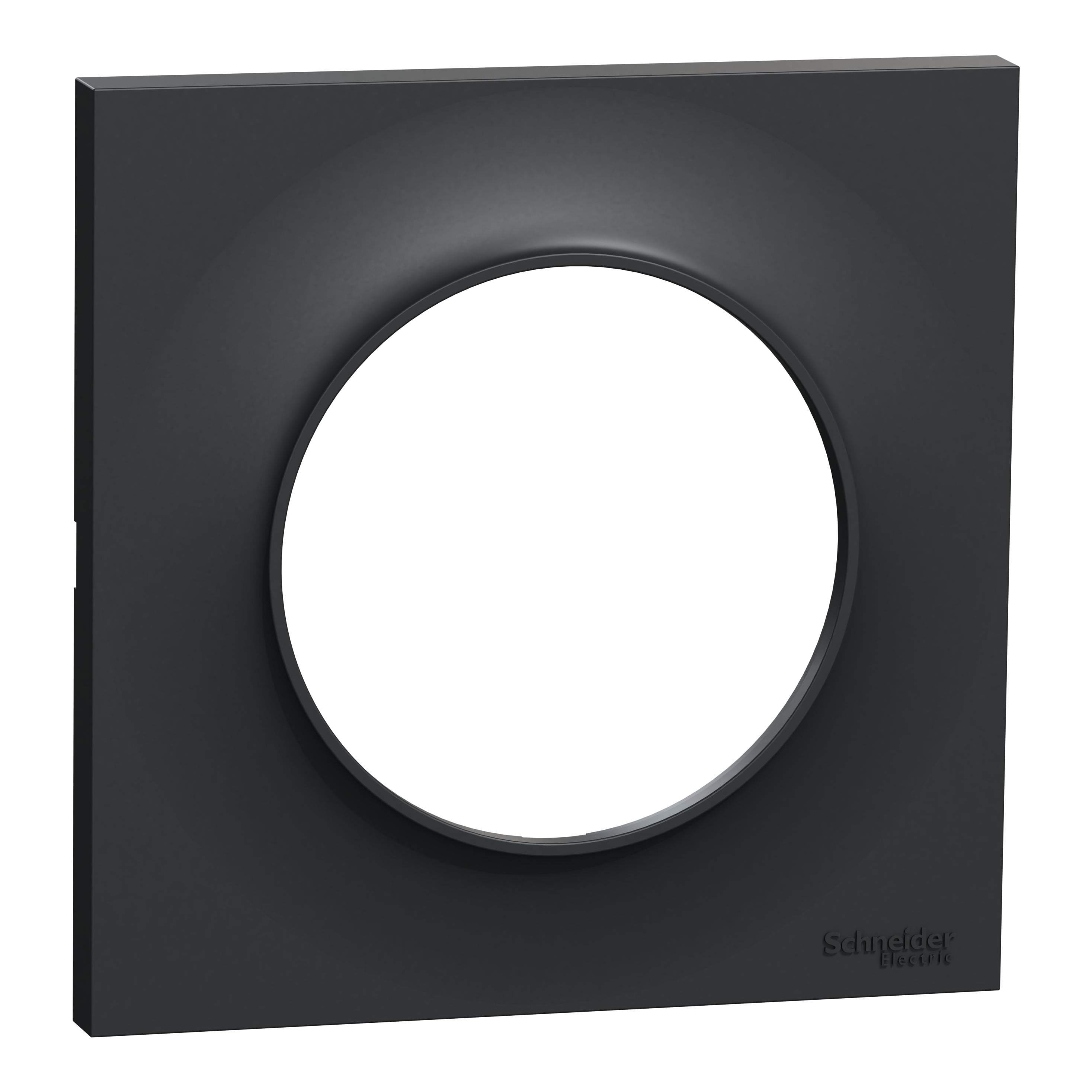 Schneider Electric - Reconditionné - Odace Styl - plaque 1 poste anthracite