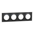 Schneider Electric - Reconditionné - Odace Styl plaque 4 p horiz ou verticaux entraxe 71mm anthracite