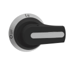 Schneider Electric - Accessoire pour gamme Vario TeSys Poignée rotative noire - Quart de tour