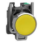 Schneider Electric - Harmony XB4 - bouton poussoir à impulsion - Ø22 - jaune - 1F - Push In
