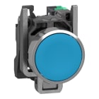 Schneider Electric - Harmony XB4 - bouton poussoir à impulsion - Ø22 - bleu - 1F - Push In