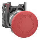 Schneider Electric - Harmony XB4 - bouton arrêt urgence - Ø40 - pousser tourn - rouge - 1O - Push In