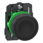 Schneider Electric - Harmony XB5 - bouton poussoir à impulsion - Ø22 - noir - 1F - Push In