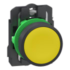 Schneider Electric - Harmony XB5 - bouton poussoir à impulsion - Ø22 - jaune - 1F - Push In