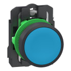 Schneider Electric - Harmony XB5 - bouton poussoir à impulsion - Ø22 - bleu - 1F - Push In