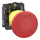 Schneider Electric - Harmony XB5 - bouton arrêt urgence - Ø40 - pousser tour - rouge - 2O - Push In