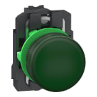 Schneider Electric - Harmony XB5 - voyant lumineux DEL - Ø22 - vert - 24V - Push In