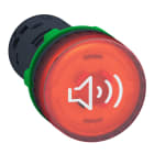 Schneider Electric - Reconditionné - Harmony XB5 - buzzer lumineux Ø22- 90dB- rouge- 24V racc bornier