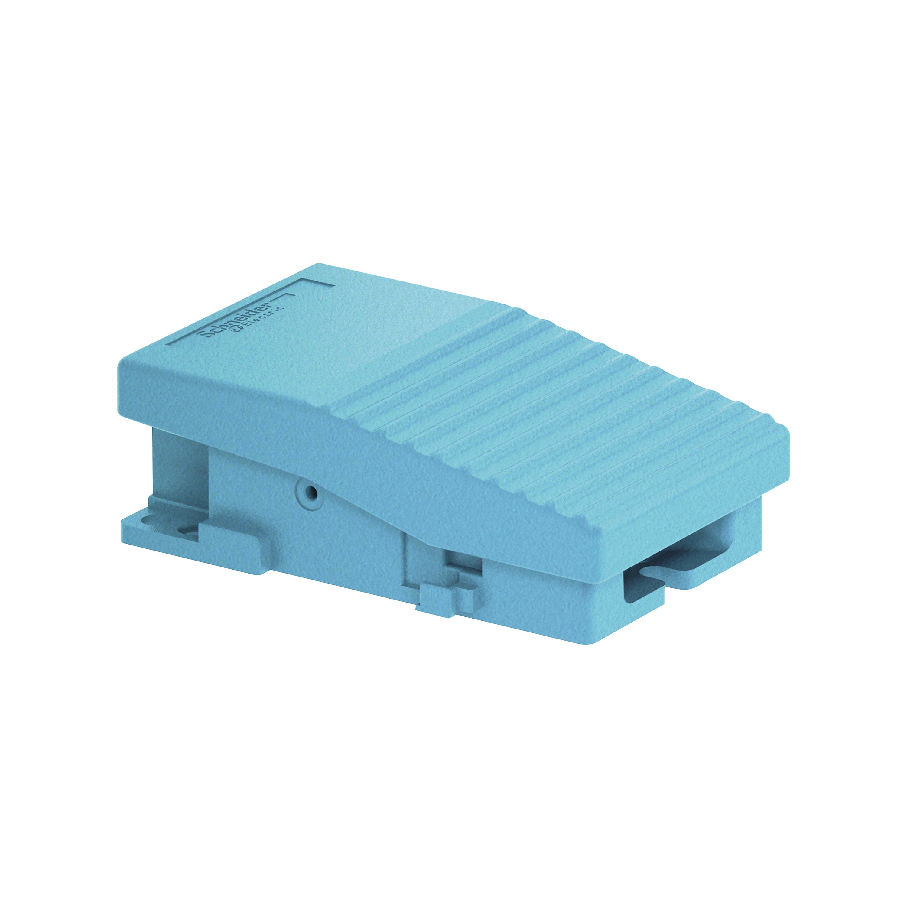 Schneider Electric - Reconditionné - Preventa - inter. à pied- simple- sans capot- métal.- bleu 1O+1F