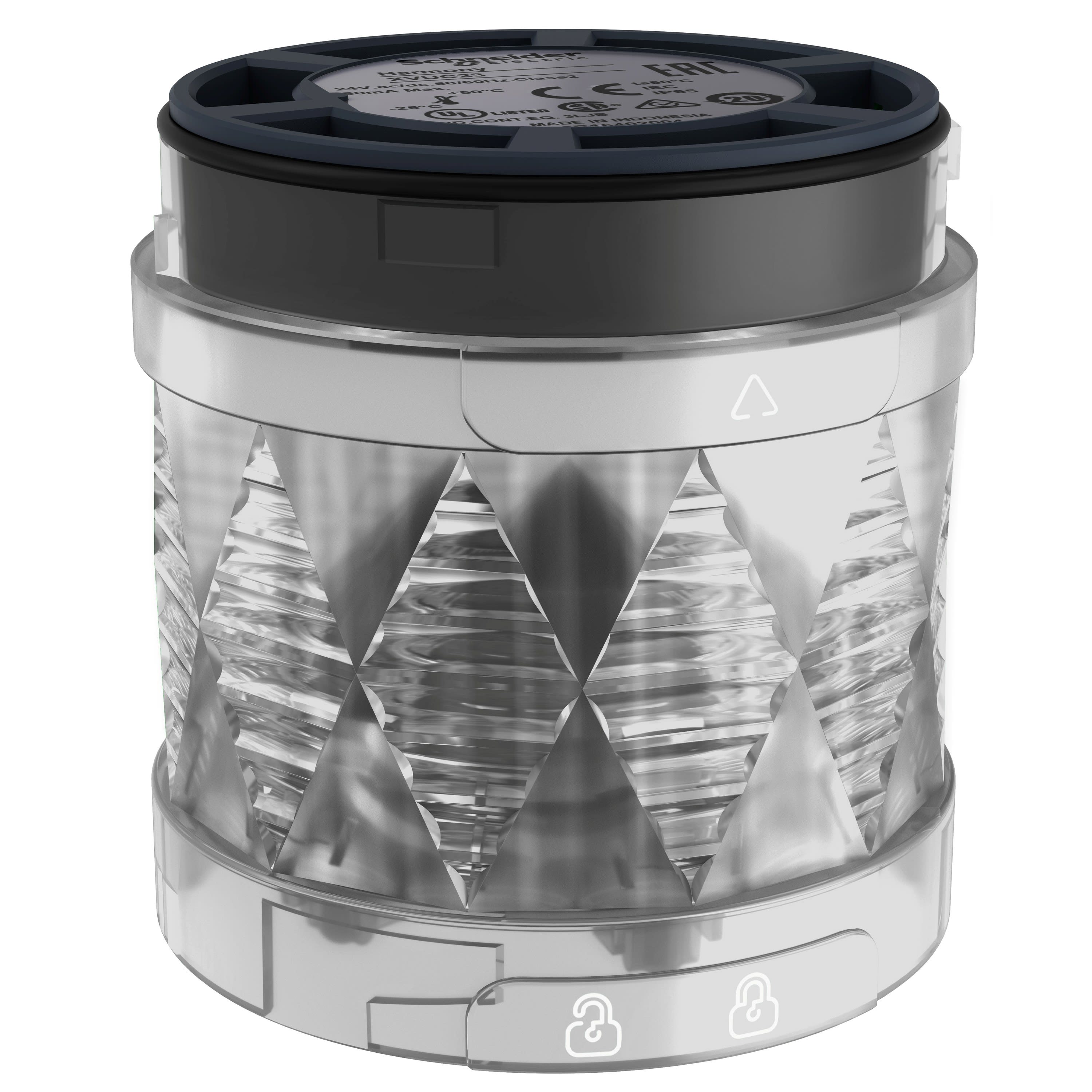 Schneider Electric - Reconditionné - Harmony XVU - élément lumineux Ø60 - DEL - multicouleurs - 24VDC