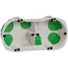 Schneider Electric - Multifix air - boîte étanche 2 postes - Ø67mm - P40mm - entraxe 71mm