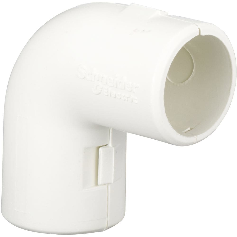 Schneider Electric - Mureva Tube - équerre pour conduit rigide - Ø20mm - blanc polaire