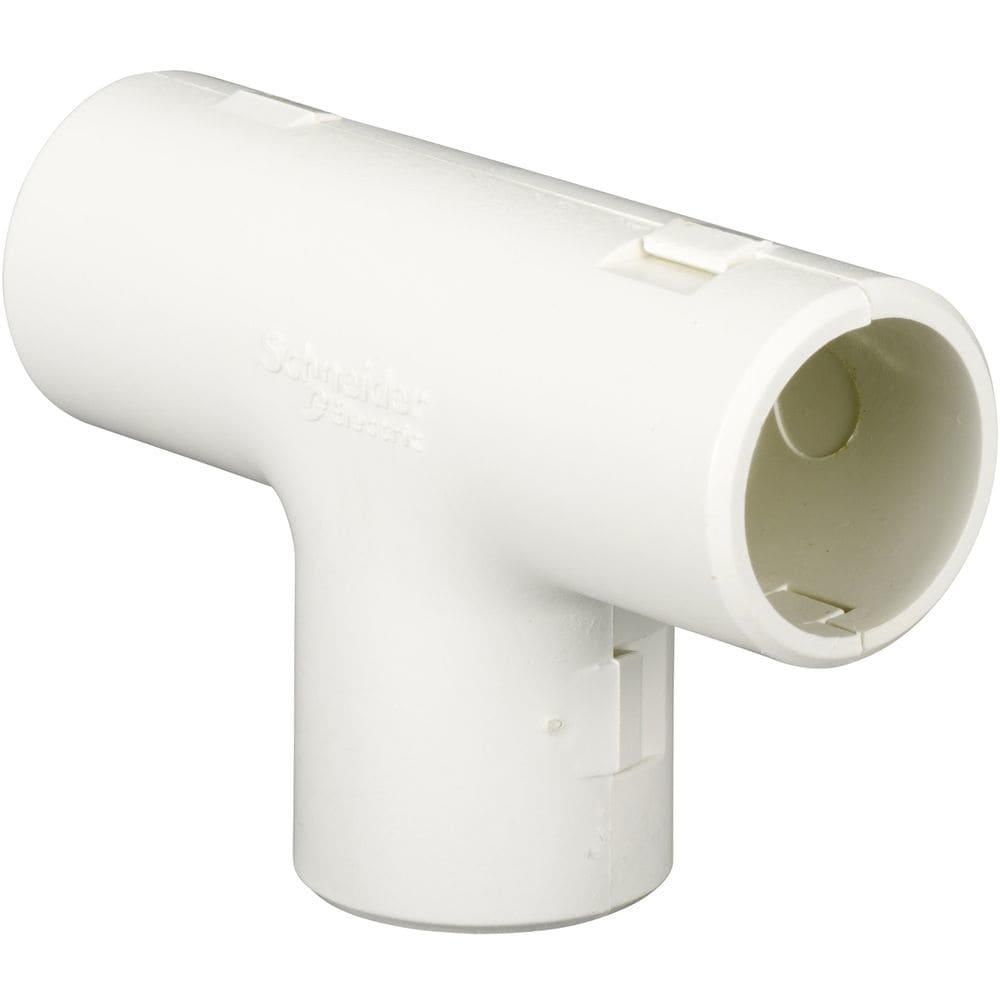 Schneider Electric - Mureva Tube - té pour conduit rigide - Ø20mm - blanc polaire