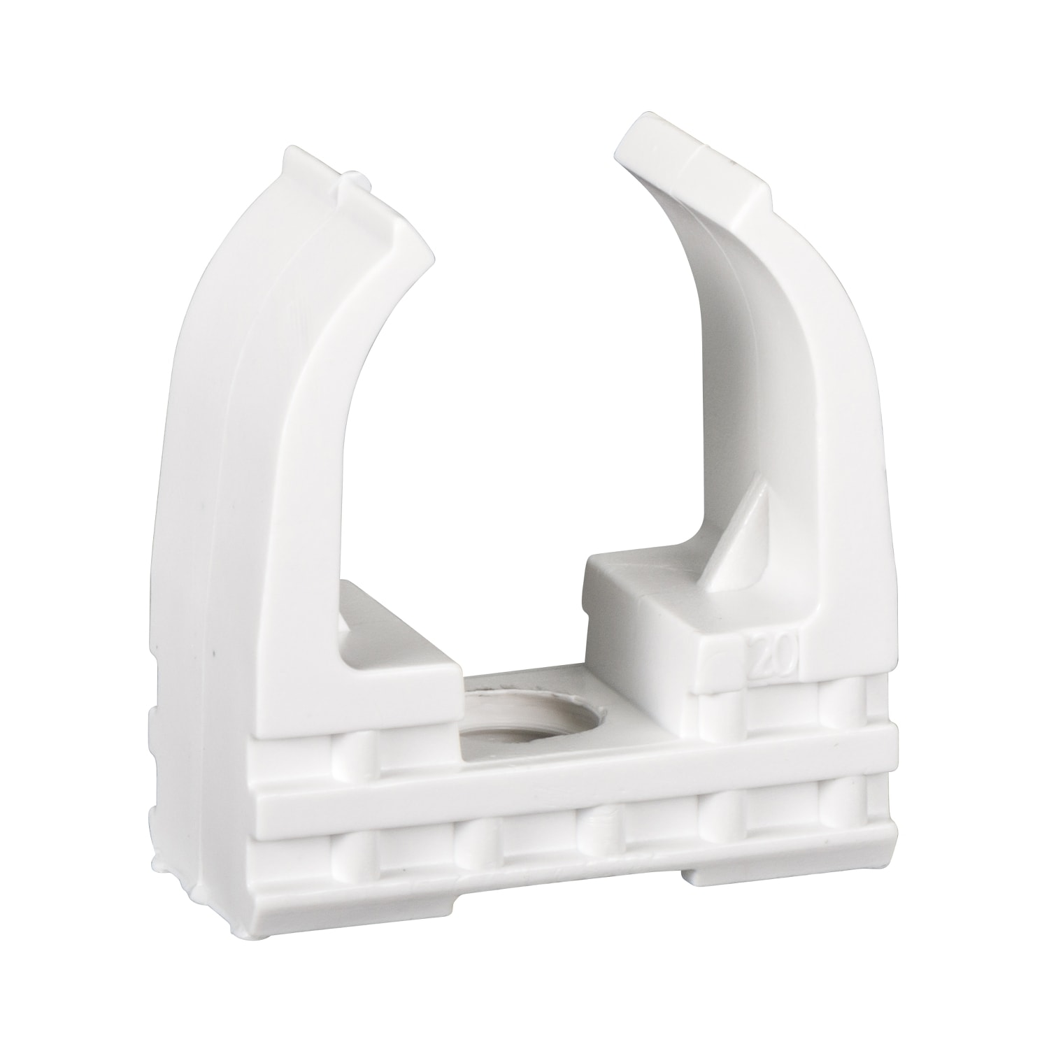 Schneider Electric - Mureva FIX - clip à tube standard - pour conduits Ø16mm - blanc polaire