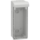 Schneider Electric - Mureva - boîtier mural pour 1 prise verrouillable avec prédéfonçage - 103x250mm