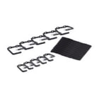 Schneider Electric - NetShelter - Accessoire de gestion de câbles - 5 grands et 5 petits anneaux - 0U