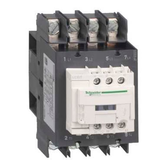 Schneider Electric - TeSys LC1D - contacteur - 4P - AC-3 440V - 80A - bobine 380Vca