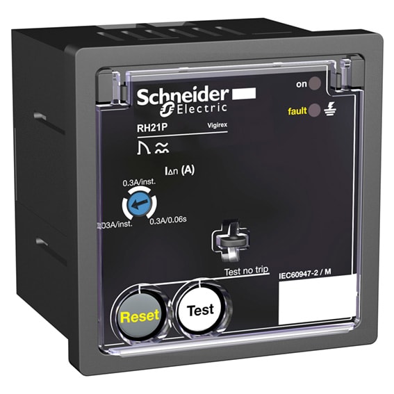 Schneider Electric - Vigirex RH21P relais différentiel 300 mA 0,06 s 240 V