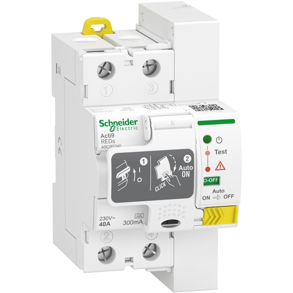 Schneider Electric - Acti9 REDs - interrupteur différentiel - 2P - 40A - 300mA - A