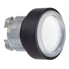 Schneider Electric - Harmony XB4 - tete de bouton - Blanc - Membrane - diam 22 - Collerette noir