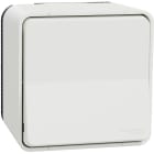 Schneider Electric - Mureva Styl - Va et vient - complet saillie - IP55 - IK08 connexion auto - blanc