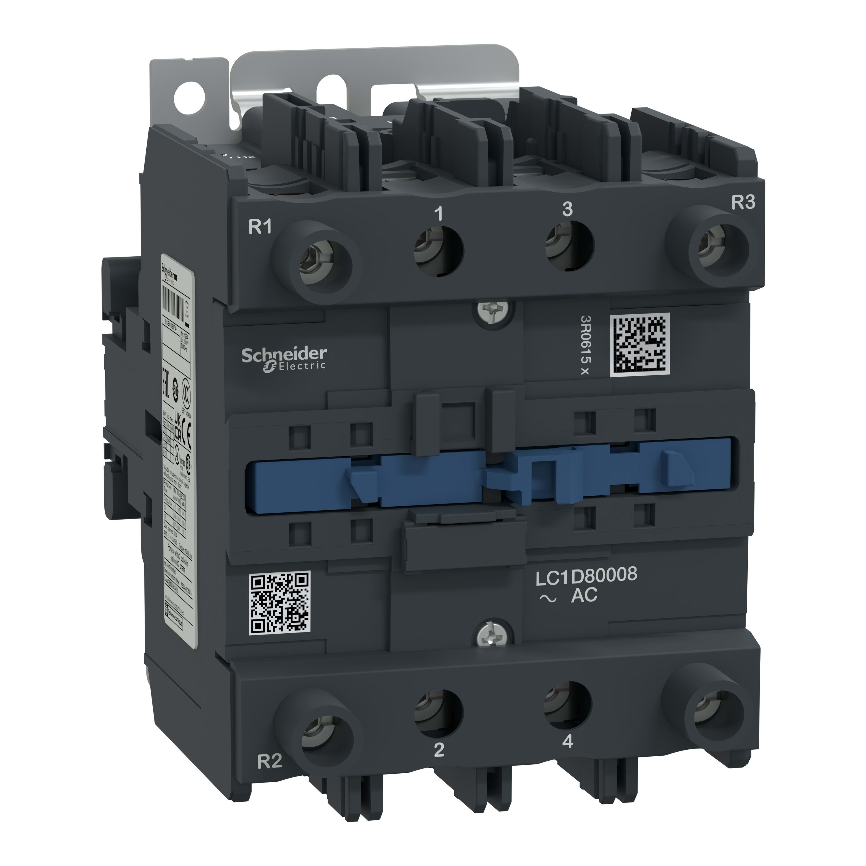 Schneider Electric - TeSys LC1D - contacteur - 4P (2F+2O) - AC-1 440V - 125A - bobine 240Vca