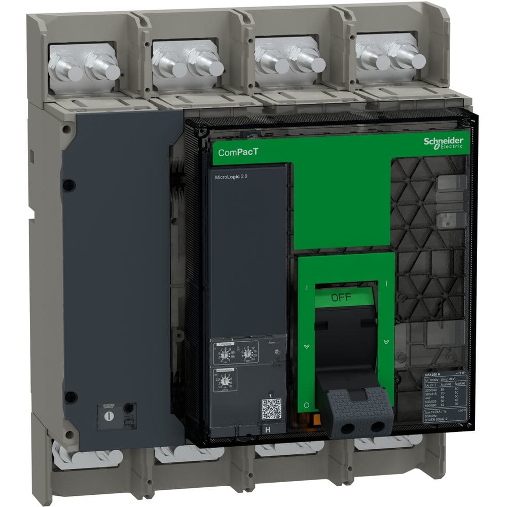 Schneider Electric - ComPacT NS800H - disjoncteur - MicroLogic 2.0 800A - 4P - 70kA - fixe - manuel