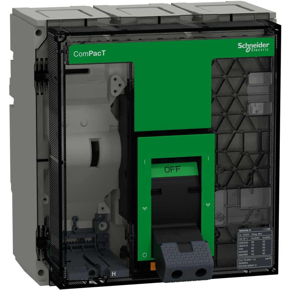Schneider Electric - ComPacT NS1000H - disjoncteur - MicroLogic 2.0 1000A - 3P - 70kA - fixe - manuel