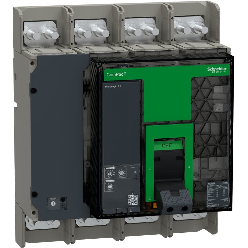 Schneider Electric - ComPacT NS1600H - disjoncteur - MicroLogic 6.0 1600A - 3P - 70kA - fixe - manuel