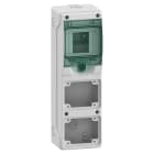 Schneider Electric - Mureva mini coffret pour prises 98x310mm 4 Modules x 2 Ouvertures 65x85mm