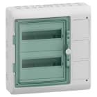 Schneider Electric - Mureva coffret polyvalent 448x460mm 2 rangées 12 Modules 3 Ouvertures 90x100mm