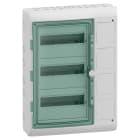 Schneider Electric - Mureva coffret polyvalent 448x610mm 3 rangées 12 Modules 4 Ouvertures 90x100mm