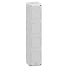 Schneider Electric - Mureva coffret pour prise 138x610mm 4 Ouvertures pour socle de prises 90x100mm