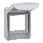 Schneider Electric - Mureva socle prise de courant connex. rapide FR 2P+T 65x85mm 10/16A 250V IP65