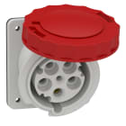 Schneider Electric - Mureva - socle de prise industrielle - CEE 63A 5P 380V 6U - inclinée - IP67
