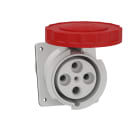 Schneider Electric - Mureva - socle de prise industrielle - CEE 125A 4P 380V 6U - inclinée - IP67