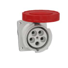 Schneider Electric - Mureva - socle de prise industrielle - CEE 125A 5P 380V 6U - inclinée - IP67