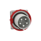 Schneider Electric - Mureva - socle de connecteur encastré - 125A 3P+N+T - 380-415V - IP67 - 50-60HZ