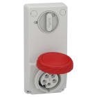Schneider Electric - Mureva - prise verrouillable 16 A - 3P+N+T - 380-415 V CA - IP65 - sur panneau
